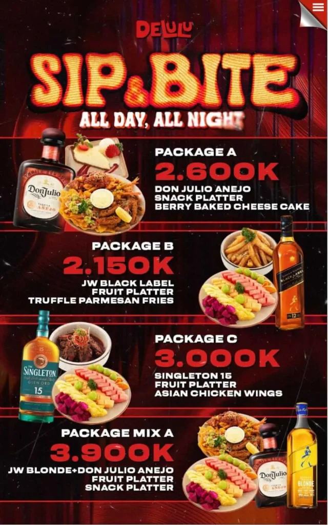 delulu jakarta menu