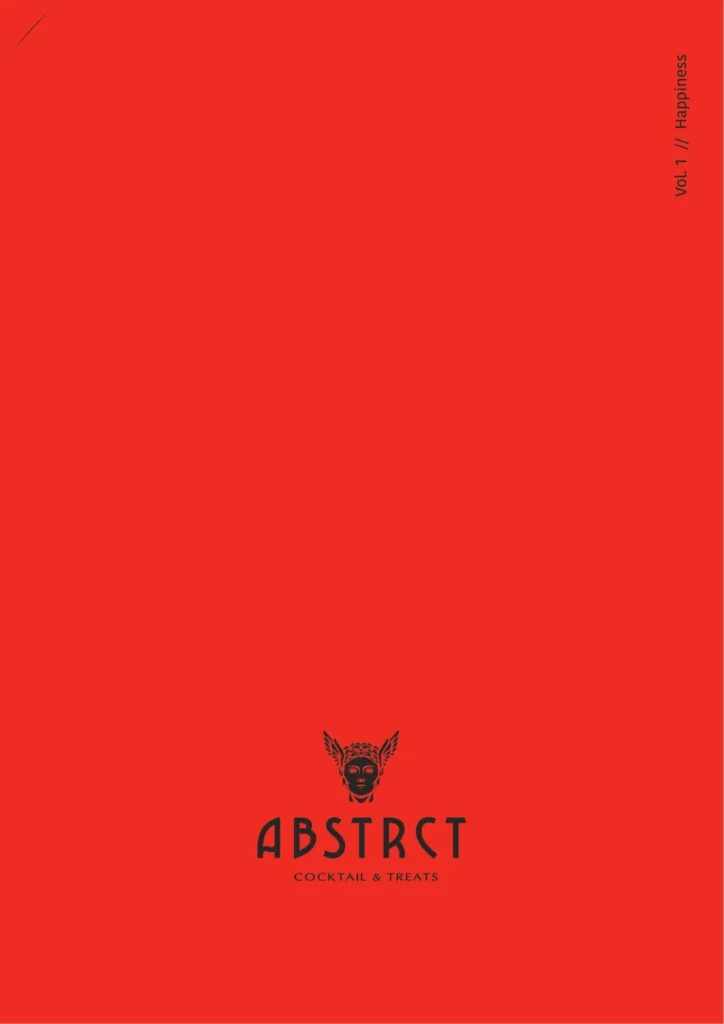 ABSTRCT Bar Jakarta Menu