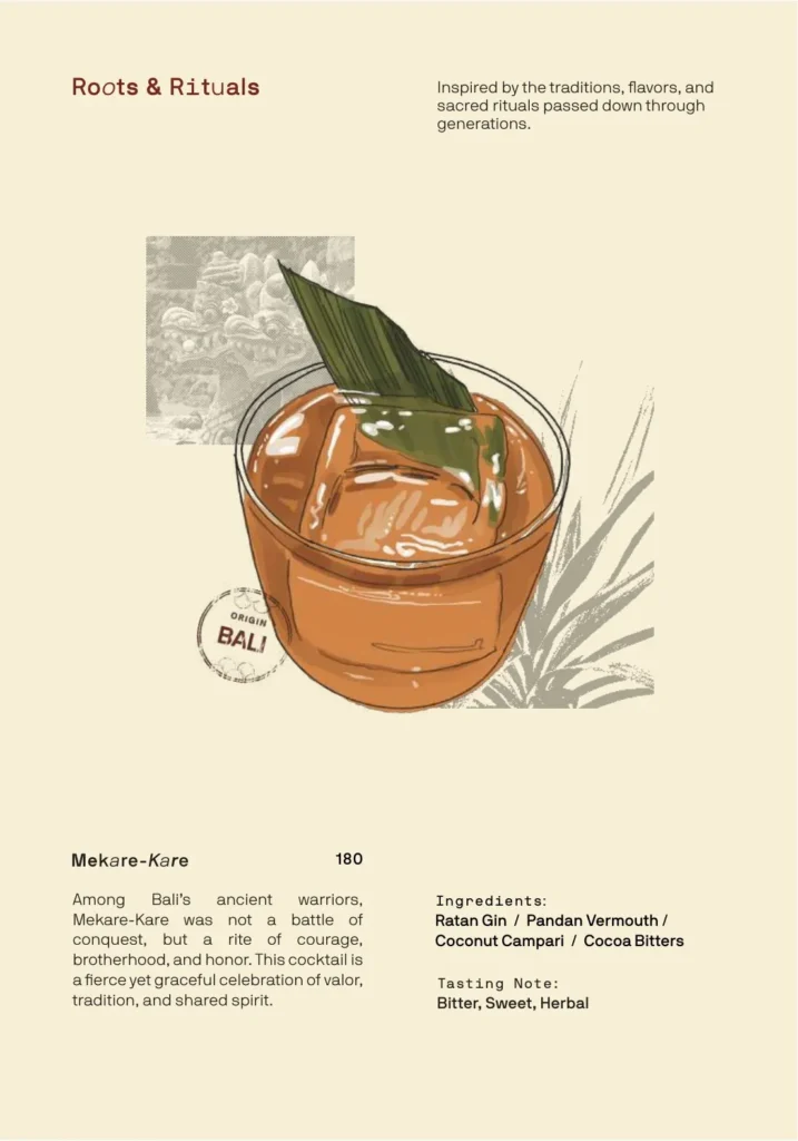 Naaga Signature Cocktails Menu